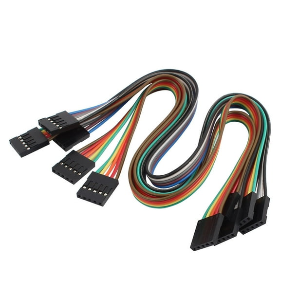 uxcell 5Pcs 8P Jumper Wires Single Female Head Ribbon Cables Pi Pic Breadboard 30cm Long uxcell 5Pcs 8P Jumper Wires Single Female Head Ribbon Cables Pi Pic Breadboard 30cm Long
